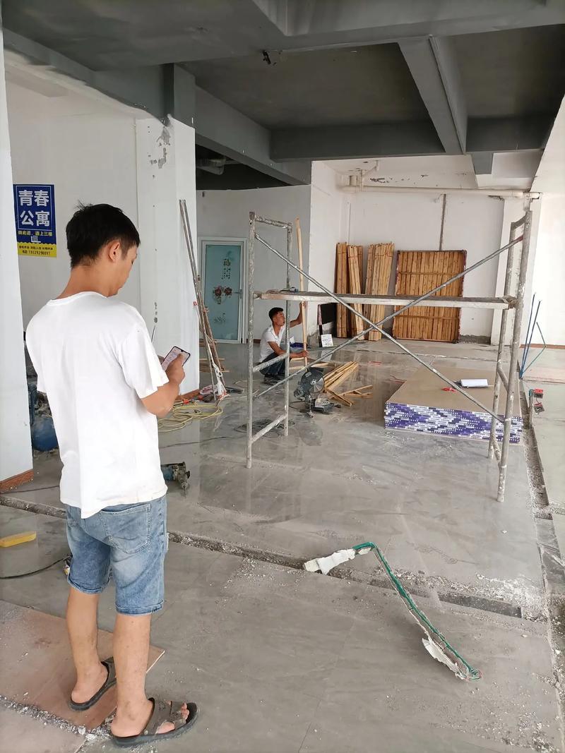 来套店面装修#家装水电 #施工现场实拍 #家装装修 #专业的
